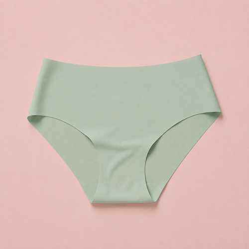  Braga menstrual de talle alto sin costuras – Absorbente y anti fugas