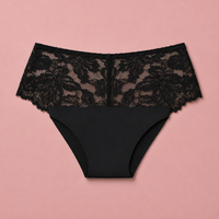  Braga menstrual de encaje – Talle alto - flujo moderado