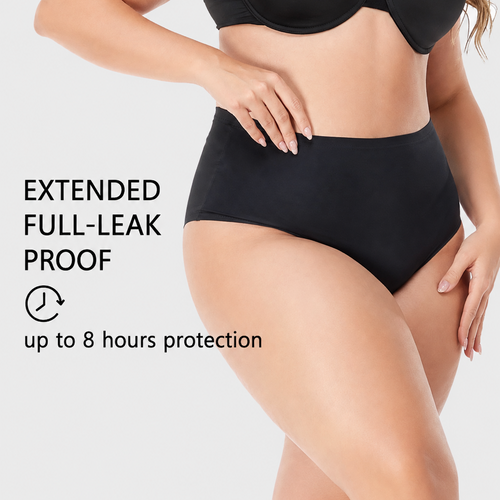  Braga menstrual sin costuras de talle alto